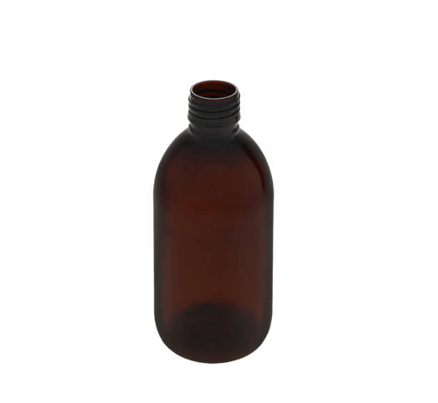 Bouteille Alpha sirop 300ml 28PP verre clair